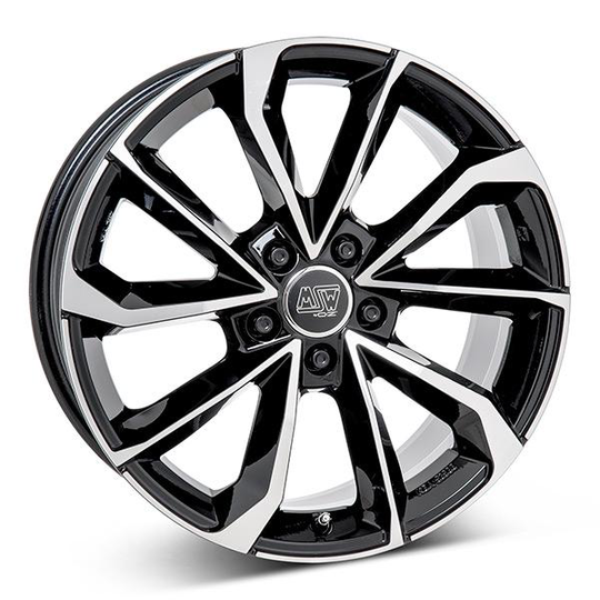 Msw 42 Gloss Black Polished 8/18 5/108 ET42 B63.4