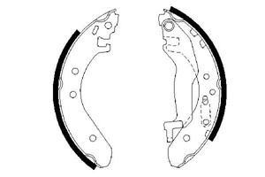Jarrukenkäsarja, Taka-akseli, honda,mg,rover, 04431-ST3-E00, 43015-SP8-000, GBS 90830 AF, GBS 90835 AF, GBS 90836 AF, GBS90835AF, SFS 10