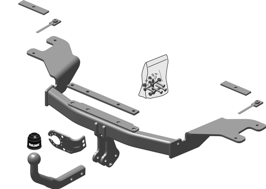 Vetokoukku BRINK 476600 Alfa Romeo 159, Sportswagon '05-11