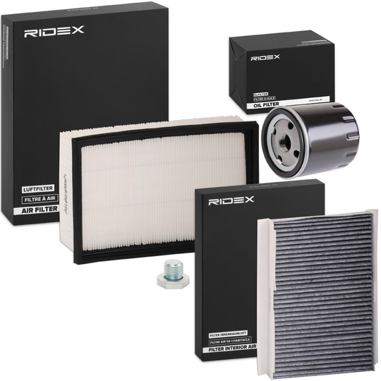 RIDEX Suodatinsarja PEUGEOT,CITROËN 4055F0490