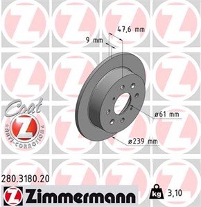 Jarrulevy, Taka-akseli, honda, 42510-SEL-T50, 42510-SR3-000, 42510-SR3-A10, 42510-SR3-A11, 42510-SR3-G00, 42510-SR3-J00
