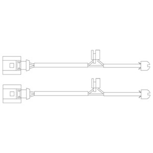 Varoitinsarja, jarrupalat, Taka-akseli, audi,bentley,porsche,vw, 7L0 907 637B, 7L0 907 637C, 7L5 907 637B, 955 612 365 20, 955 612 365 3