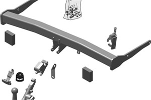 Vetokoukku, irrotettava, skoda kodiaq