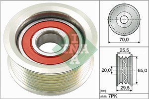 Ohjainrulla, moniurahihna, honda accord viii, accord kombi viii, civic ix, cr-v iii, cr-v iv, 56980RL0G01, 56980-RL0-G01