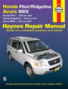 Haynes Korjausopas, Honda Pilot/Acura MDX, Universal, C30400