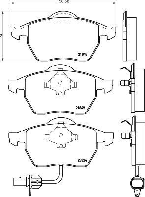 Jarrupalasarja, levyjarru MINTEX MDB2102