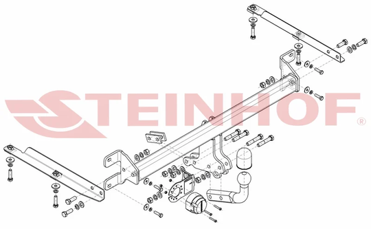 Vetokoukku STEINHOF STH-075 Honda Accord '08-