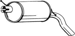 Takaäänenvaimentaja, ford galaxy i, galaxy mk van i, seat alhambra, alhambra van, vw sharan, sharan van, 1029673, 1067573, 1087574, 1206