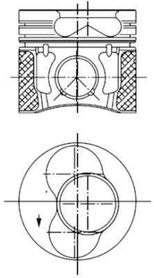 Mäntä KOLBENSCHMIDT 99843600