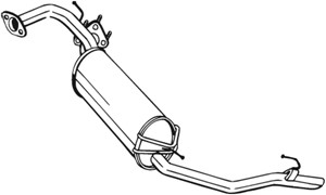 Takaäänenvaimentaja, honda civic hatchback viii, 18307SMGE01, 18307SMGE02, 18307SMGG11