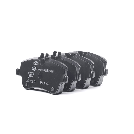 ATE Jarrupalat MERCEDES-BENZ 13.0470-2727.2 0034202620,0034206020,0064206220 Jarrupalasarja,Jarrupala, Levyjarru A0034202620,A0034206020,A0064206220