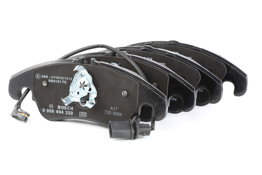 BOSCH Jarrupalat AUDI 0 986 494 259 8K0698151D,8K0698151E,8K0698151G Jarrupalasarja,Jarrupala, Levyjarru 8K0698151H,8K0698151J,8K0698151K,8R0698151