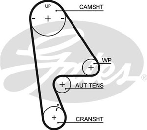 Hammashihna, honda, 104RU24B333, 14400-P1H-E01, 14400-P28-004, 14400-P2E-004, 14400-P2F-A01, LHN000060, LHN100690