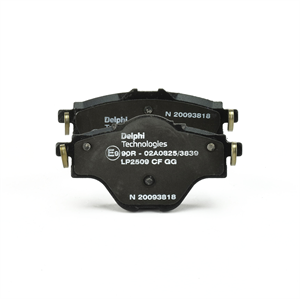 DELPHI Jarrupalat OPEL,PEUGEOT,CITROËN LP2509 1609000980,1619791280,1647874380 Jarrupalasarja,Jarrupala, Levyjarru 1609000980,1619791280,1647874380