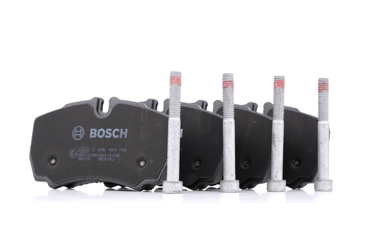 BOSCH Jarrupalat FORD,IVECO 0 986 424 750 1501265,8C1V2M008AA,2991667 Jarrupalasarja,Jarrupala, Levyjarru 42470841,42555406,42560080,42561101,42561102