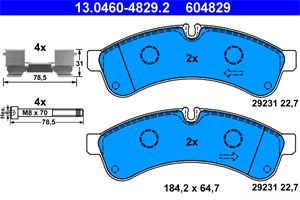 Jarrupalasarja, levyjarru, Taka-akseli, iveco, 42555633