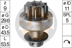 Vapaakytkin, käynnistinmoottori, honda,toyota, 28011-70020