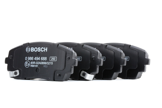 BOSCH Jarrupalat KIA 0 986 494 688 581011YA00,581011YA30,581011YA00 Jarrupalasarja,Jarrupala, Levyjarru 581011YA30,581011YA35,581011YA40,581011YA45