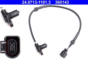 Tunnistin, kiertonopeus, Etuakseli, ford galaxy i, seat alhambra, vw sharan, sharan van, 1048603, 7M0 927 807 C, 98VW-2B372-BA