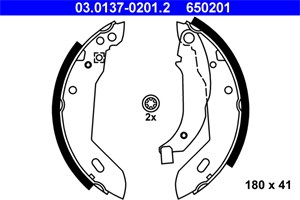 Jarrukenkäsarja, Taka-akseli, peugeot,renault, 4241 25, 4241 71, 4241 E6, 77 01 202 288, 77 01 202 898, 77 01 202 899, 77 01 204 216, 77