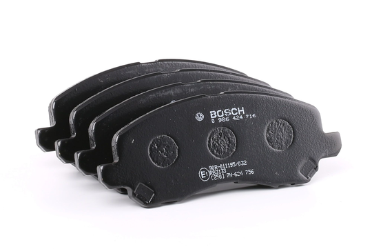 BOSCH Jarrupalat MITSUBISHI,JEEP,CHRYSLER 0 986 424 716 05191231AA,2AMV3494AA,2AMV3494AB Jarrupalasarja,Jarrupala, Levyjarru 5191231AA,68035576AA