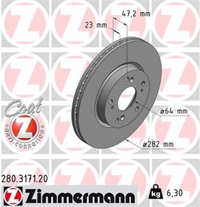 Jarrulevy, Etuakseli, honda civic hatchback viii, civic sedan viii, fr-v, 45251-S7A-E10, 45251-S7A-E11, 45251-SMG-E30, 45251-SMG-E31, 45