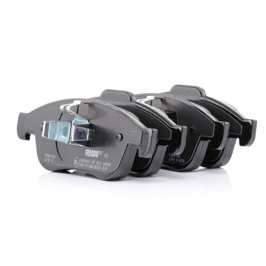 FERODO Jarrupalat RENAULT,NISSAN,DACIA FDB4180 E172295,410600379R,410605961R Jarrupalasarja,Jarrupala, Levyjarru 410607115R,410A12582R,440603905R