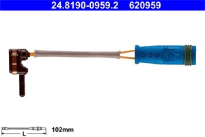 Kulumisenilmaisin, jarrupala, Etuakseli, Etuakseli, oikea, mercedes-benz, 231 905 00 14, A 231 905 00 14