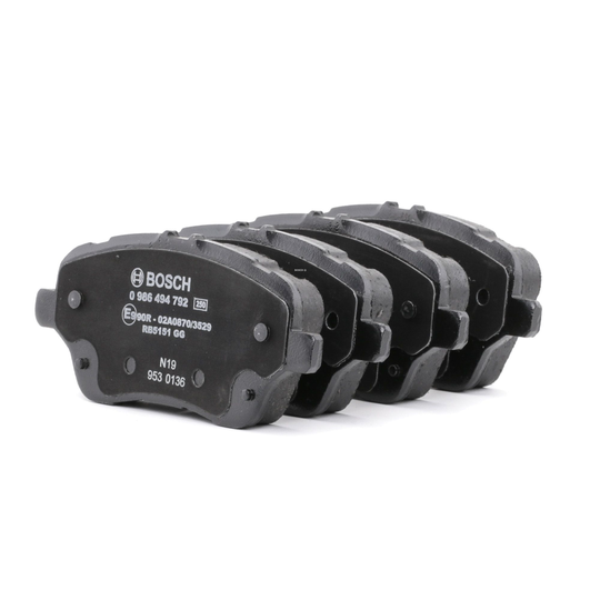 BOSCH Jarrupalat FORD 0 986 494 792 1860476,AY112K021CA Jarrupalasarja,Jarrupala, Levyjarru