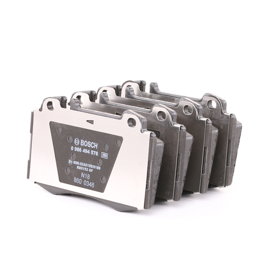 BOSCH Jarrupalat MERCEDES-BENZ 0 986 494 576 0034205820,0044200520,0044209020 Jarrupalasarja,Jarrupala, Levyjarru 0064201220,0064203220,A0034205820