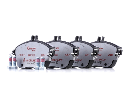 BREMBO Jarrupalat MERCEDES-BENZ,INFINITI P 50 093X 410605DA0A,410605DA0B,41060HG00C Jarrupalasarja,Jarrupala, Levyjarru 0004203002,0004209104