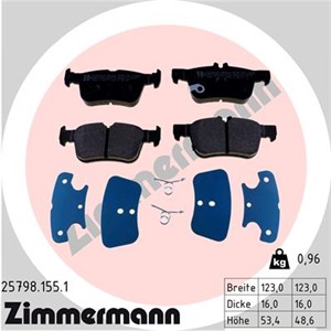 Jarrupalasarja, levyjarru, Taka-akseli, ford galaxy iii, mondeo halvkombi v, mondeo sedan v, mondeo turnier v, s-max, ford usa edge, 5 3