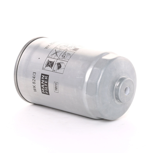 MANN-FILTER Polttoainesuodatin HYUNDAI,KIA WK 824/3 319222B900,319223E300,319222B900 319223E10A,S319222B900,S319222B900E