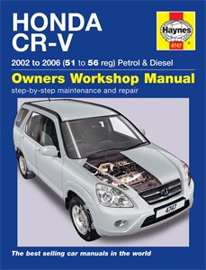 Haynes Korjausopas, Honda CR-V Petrol & Diesel, Universal, 4747, 9781844257478