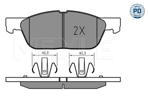 Jarrupalasarja, levyjarru, Etuakseli, ford galaxy iii, galaxy mk van iii, s-max, ford usa edge, 1 884 555, 1884555, 2 241 923, 2268042,