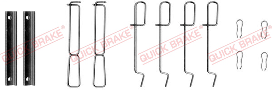 Tarvikesarja, jarrupala QUICK BRAKE 109-1265