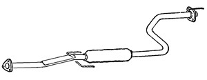 Takaäänenvaimentaja, Takana, honda civic sedan v, 18220-SR4306, 18220-SR4405, 18220-SR4A22, 18220-SR4A23, 18220-SR4A24, 18220-SR4E21, 18