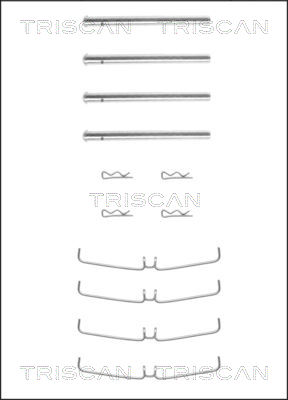 Tarvikesarja, jarrupala TRISCAN 8105 271359