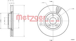 Jarrulevy, Etuakseli, ford galaxy iii, s-max, 1877785, 2032690, E1GC1125AB, E1GC1125AC