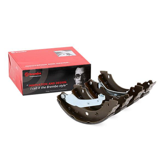 BREMBO Jarrukengät RENAULT,NISSAN,DACIA S 68 523 4406000QAG,7701205523,7701207555 Jarrukenkäsarja 8671020704,7701205523,7701207555