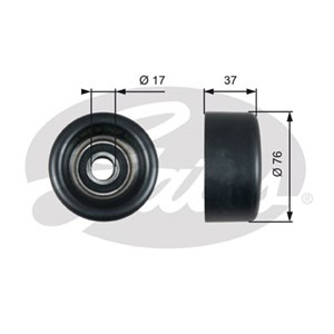 Ohjainrulla, moniurahihna, acura,daimler,honda,jaguar, 2W93-19A216-BA, 31180PNA003, 31180PNAJ01, 31180RAAA01, AJ82266, C2C22758, C2C5093