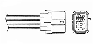 Lambda-sondi, honda civic coupé vi, civic fastback vi, civic hatchback v, civic hatchback vi, civic sedan v, 36531P07003