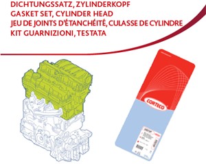 Tiivistesarja, sylinterikansi, honda,hyundai,mitsubishi, MD972999, MD973000