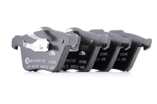 ATE Jarrupalat FORD,VOLVO 13.0470-7243.2 1405511,1423389,1431178 Jarrupalasarja,Jarrupala, Levyjarru 30736322,30793539,30793857,31200229