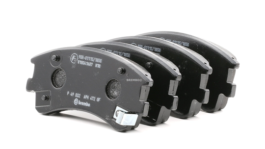 BREMBO Jarrupalat MAZDA P 49 032 G2YS3323Z,G2YS3323ZA,G2YS3323ZB Jarrupalasarja,Jarrupala, Levyjarru G2YS3328Z,GJYE3323ZA,GJYE3323ZB,GJYE3323ZC