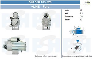 Käynnistin, ford galaxy ii, mondeo iv, mondeo sedan iv, mondeo turnier iv, mondeo van iv, s-max, 1427763, 1476606, 1529431, 6G9N11000GA,