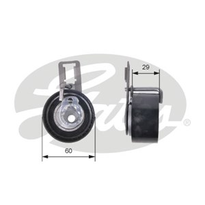 Kiristysrulla, hammashihnat, citroën,ds,fiat,ford,mazda,mitsubishi,opel,peugeot,toyota,volvo, 0829.F8, 16069481, 1606948180, 1606948980,