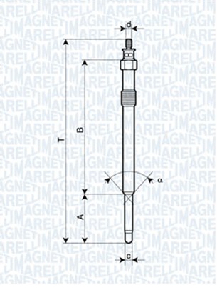 Hehkutulppa MAGNETI MARELLI 062900024304