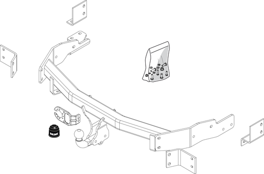 Vetokoukku BRINK 411500 Kia Sorento '02-06