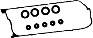 Tiiviste, venttiilikoppa, Ulompi, honda civic aerodeck vi, civic fastback vi, civic hatchback vi, civic sedan vi, logo, 12341-P1J-E01, 1